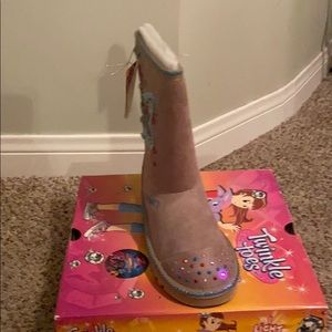 Skechers Twinkle Tose Little Girl’s Boots